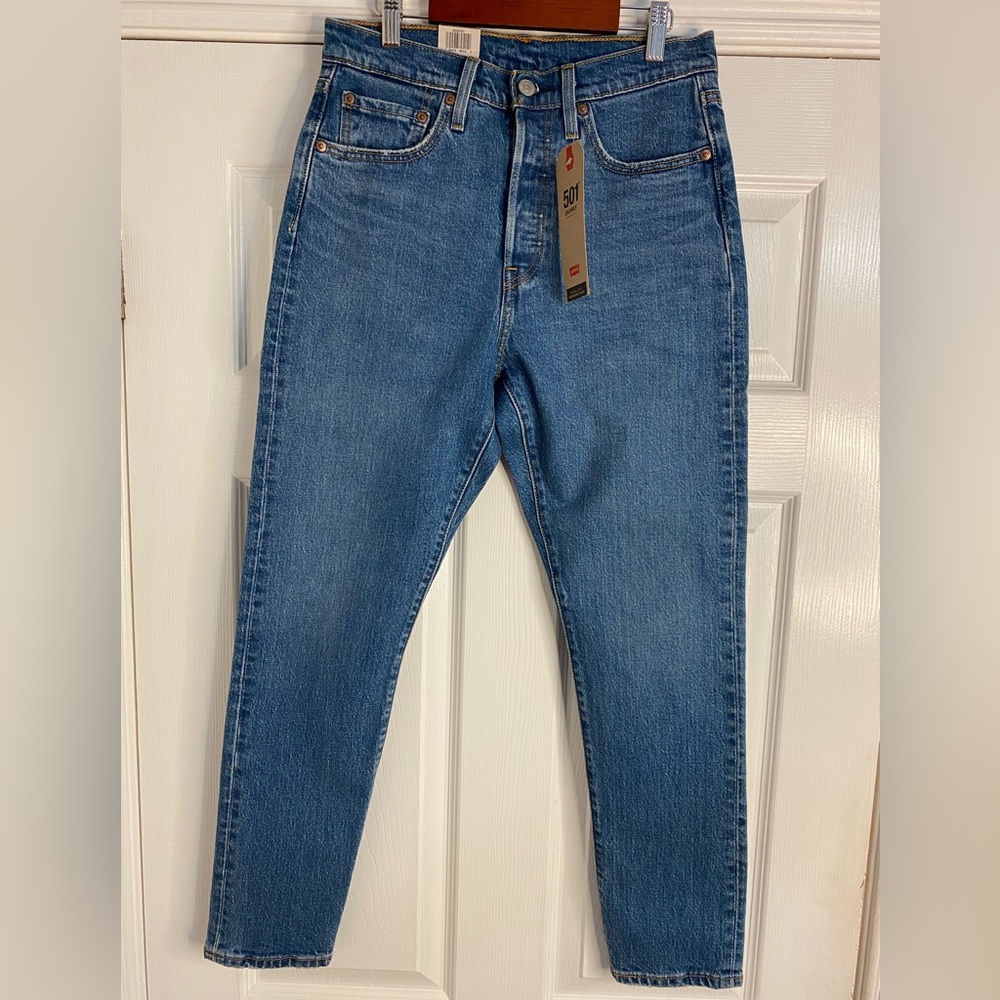 Levi’s 501 Skinny denim jeans women 27x28 New with tags